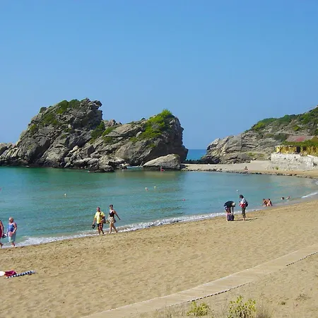 With Swimming Pool And Sea View - Appartement Pelekas